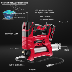 Avid Power 20V Brushless Grease Gun 14.5OZ Cordless Battery Operated 10,000 PSI Variable Speed Triggers