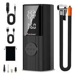 Avid Power Cordless Tire Inflator Portable Air Compressor with Digital Gauge 150PSI Air Pump for Car Motorcycle Bike