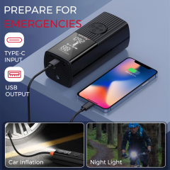 Avid Power Cordless Tire Inflator Portable Air Compressor with Digital Gauge 150PSI Air Pump for Car Motorcycle Bike