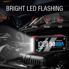 Avid Power 3000A Jump Starter 20000mAh Car Battery Portable Jumper Starter 12V Car Booster Charger with LED Light