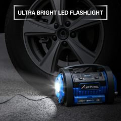 AVID POWER Tire Inflator Portable Air Compressor 12V DC/120V AC Car Tire Pump with Inflation and Deflation Modes