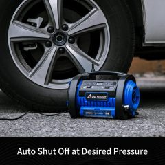 AVID POWER Tire Inflator Portable Air Compressor 12V DC/120V AC Car Tire Pump with Inflation and Deflation Modes