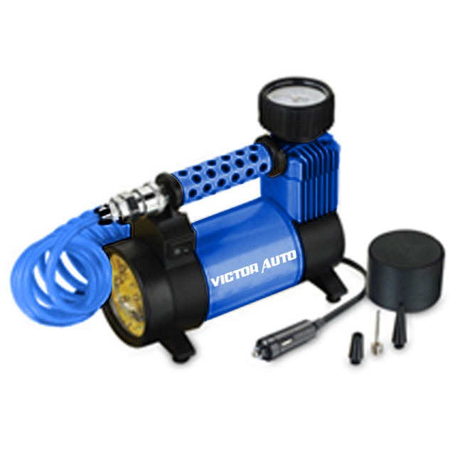 12V DC Portable inflator,Auto Tire Inflator Air Compressor with Pressure Gauge,150PPS,30L /Min,Made in Vietnam