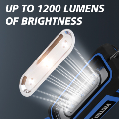 20V MAX LED Work Light, 140 Degree Pivoting Head, Up to 1000 Lumens of Brightness,Made in Vietnam