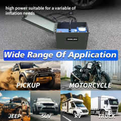 Victor 12V DC Heavy Duty Air Compressor Tire Inflator, 60Mm Cylinder 160L/Min  Fast Inflation ,150 PSI Air Pump for Car, Truck, SUV Tires,Made in Vietnam