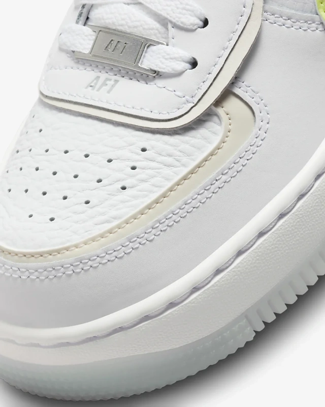 Nike AF1 Shadow Sports Shoes Malone White Yellow