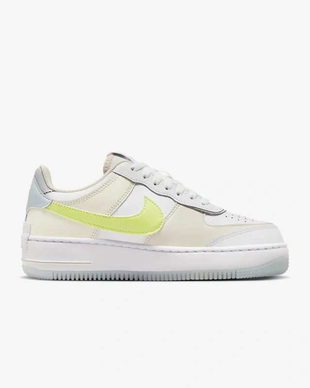 Nike AF1 Shadow Sports Shoes Malone White Yellow