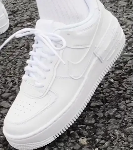 Nike AF1 Shadow Sports Shoes Malone White