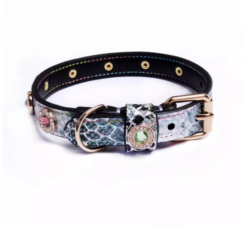 【Choker|Collar】Snake skin collar 091