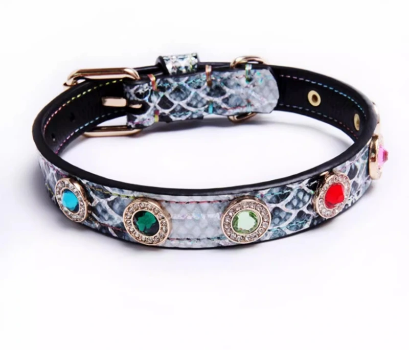【Choker|Collar】Snake skin collar 091