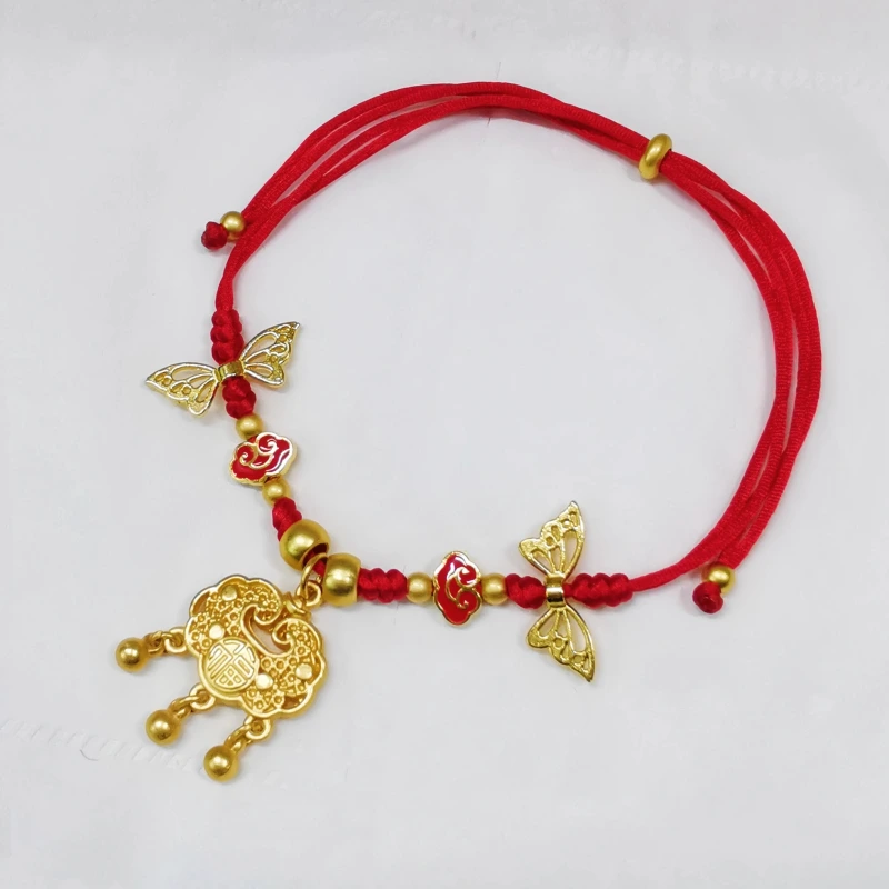 【Choker|Collar】The golden butterfly brings joy 012