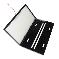 American License Frame Fog License Plate Cover Holder With Remote