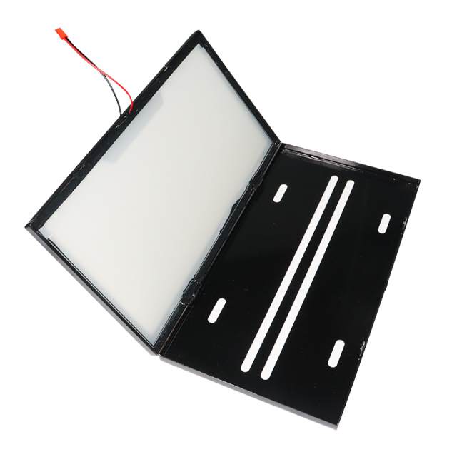 American License Frame Fog License Plate Cover Holder With Remote