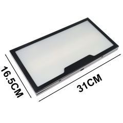 American License Frame Fog License Plate Cover Holder With Remote