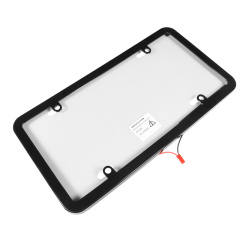 Car Number Plate Remote PDLC Fog Plate Cover with Plastic Frame