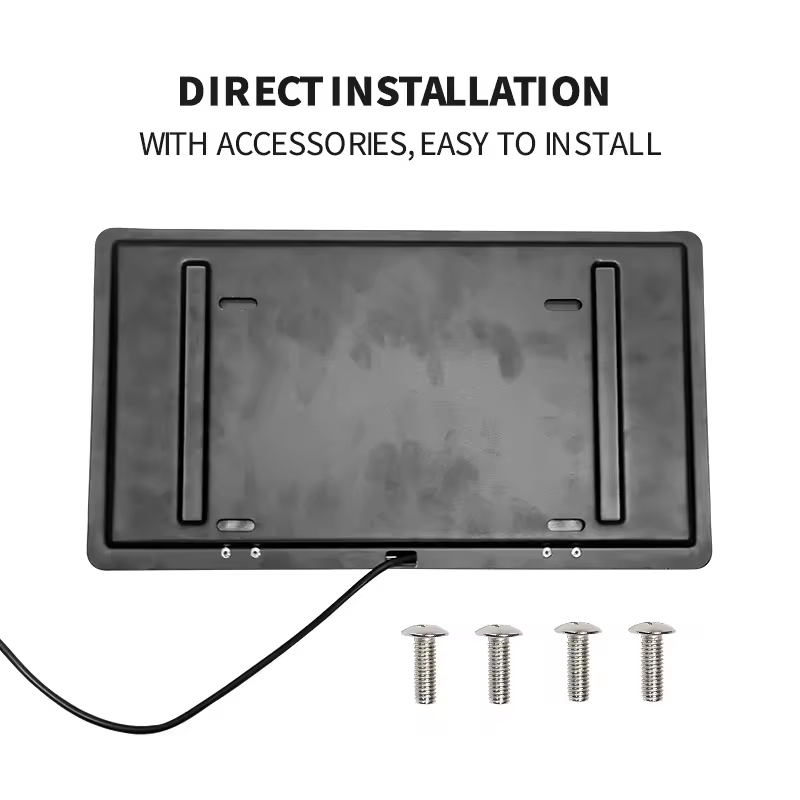 USA Electric Flipper License Plate Frame with Remote Kit