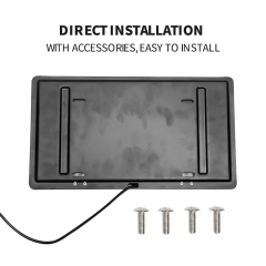 US Standard Electric Retractable Front Rear Flip License Plate Holder