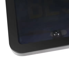 31*16cm Single Plate Tinted Auto Wireless License Plate Holder