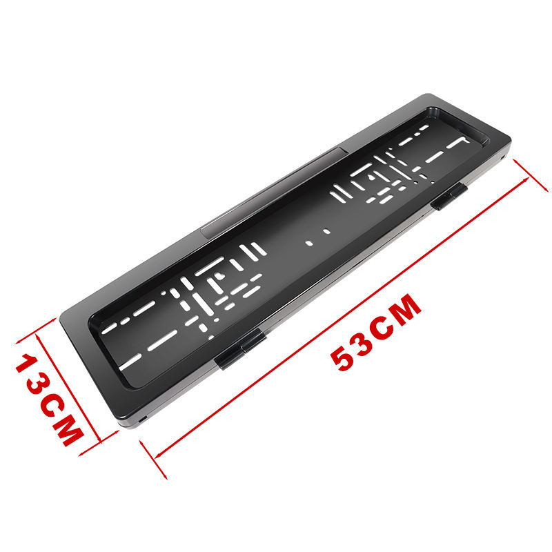 European Number Plate Frame Electric Roller Shutter License Plate
