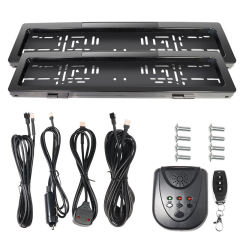 European Number Plate Frame Electric Roller Shutter License Plate