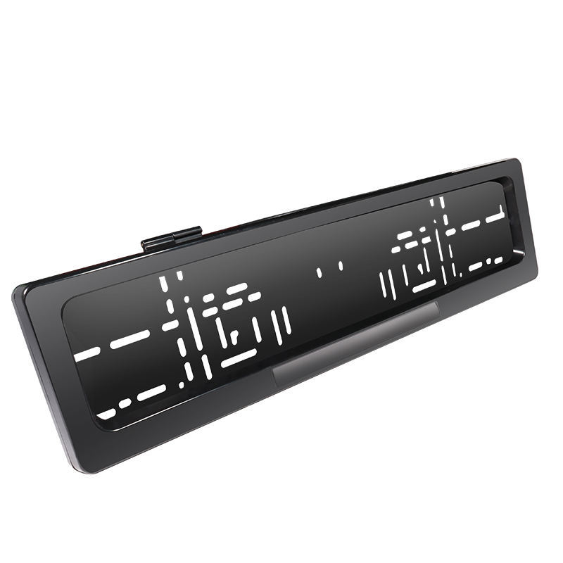 European Number Plate Frame Electric Roller Shutter License Plate