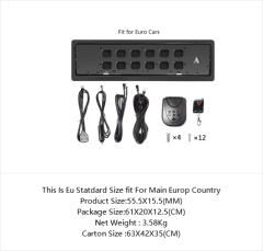 EU Reversible License Plate Filpper Holder