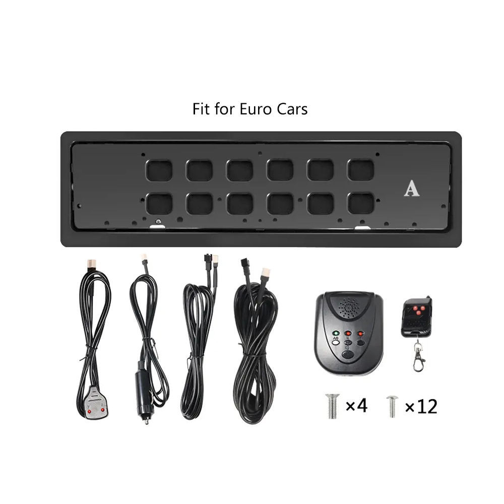 EU Reversible License Plate Filpper Holder