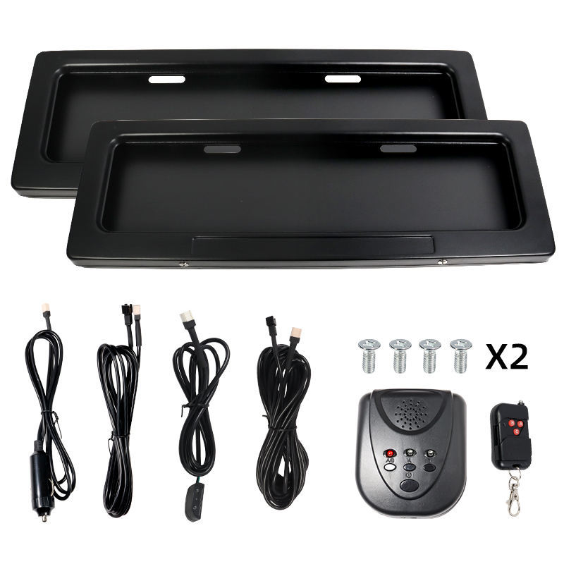 New Zealand & Australia Standard Curtain License Plate Hider