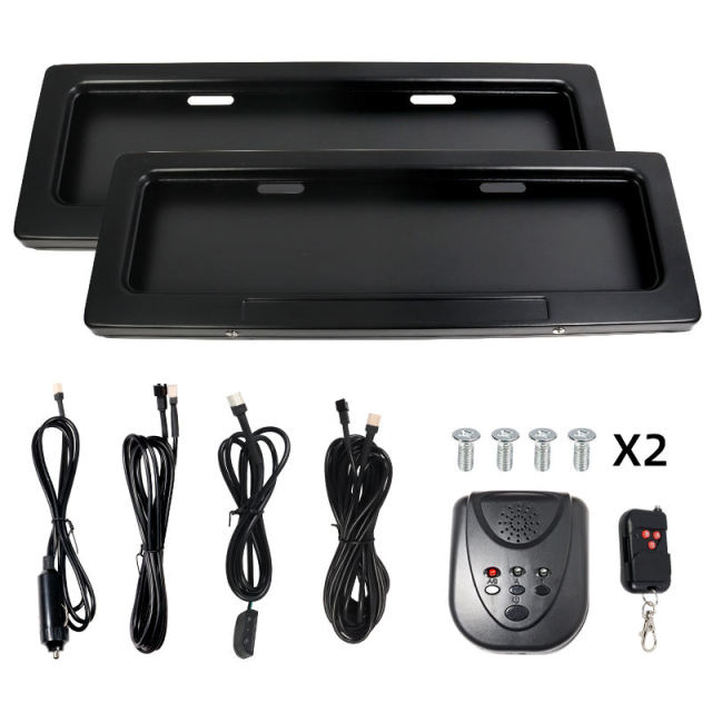 New Zealand & Australia Standard Curtain License Plate Hider