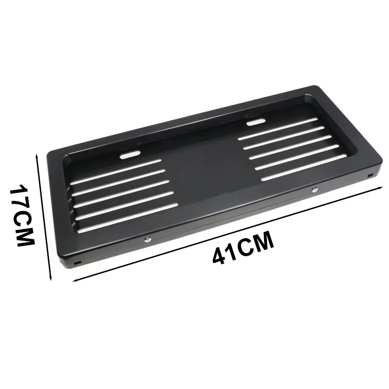 Plastic Electric Curtain License Plate Cover For Ecuador License Plate