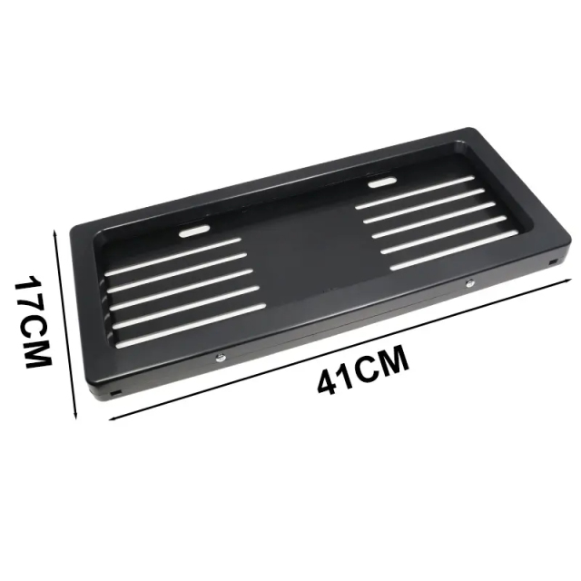 Plastic Electric Curtain License Plate Cover For Ecuador License Plate