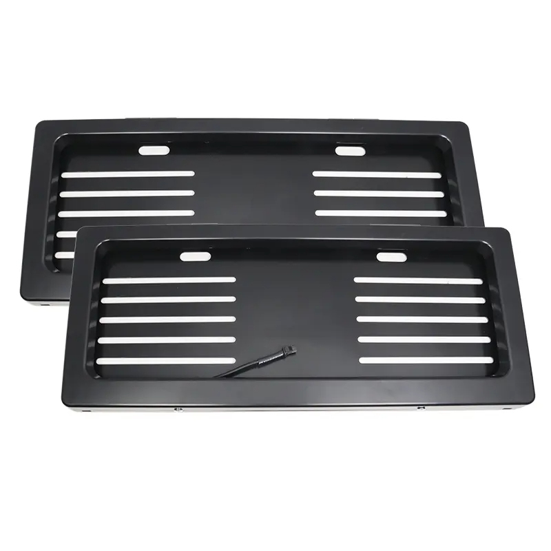 Plastic Electric Curtain License Plate Cover For Ecuador License Plate