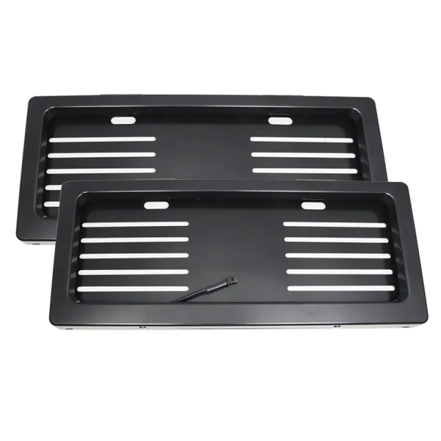 Plastic Electric Curtain License Plate Cover For Ecuador License Plate
