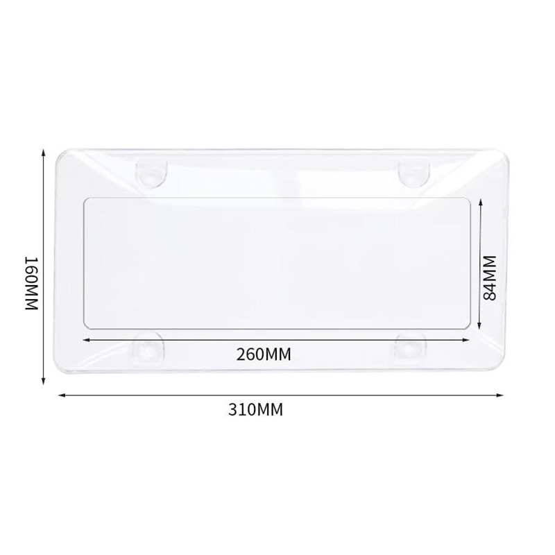 Anti photo Red Light Speed Toll Camera Blocker Flat Plate Cover Shield
