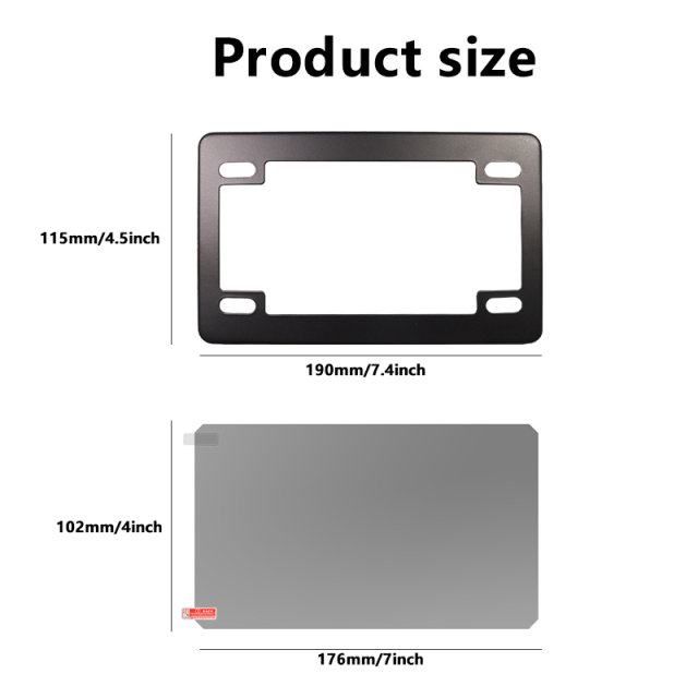 Anti Spy Privacy License Screen Protector License Plate