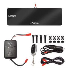 372*100mm Smart Tint Glass Fading Number Plate Blackout for Car