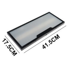 Electronic Fog Dimmable Smart Glass License Plate for Ecuador Cars