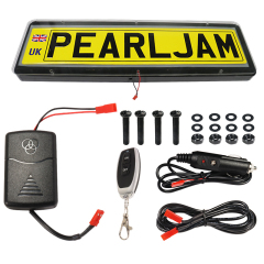 Car License Plate Hiding Vanish Eu Uk Fog Plate