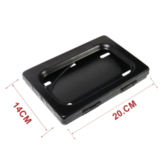 Motorcycle Shutter License Plate Holder Cover Curtain