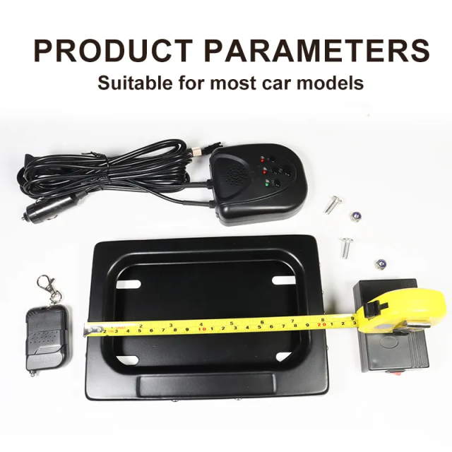 Motorcycle Shutter License Plate Holder Cover Curtain