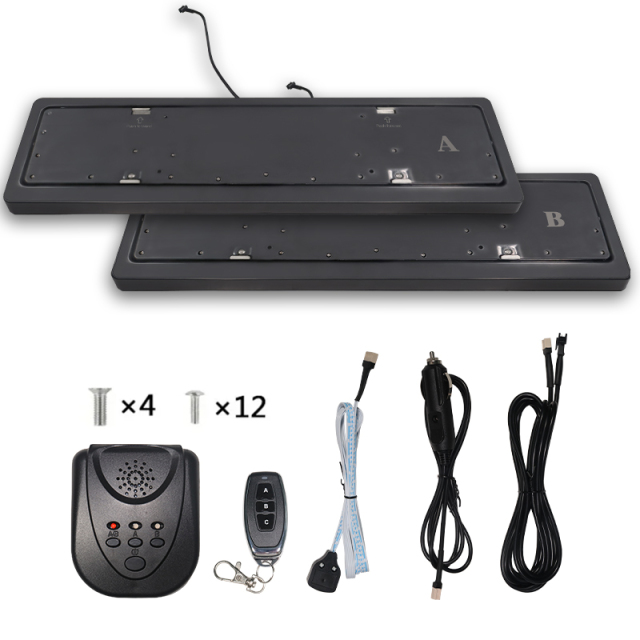 2 Vehicle Number Stealth License Plate Flippers Uk Ru Ge