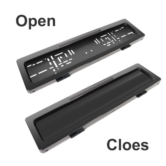 Europe Car License Plate Shutter Curtain Electric