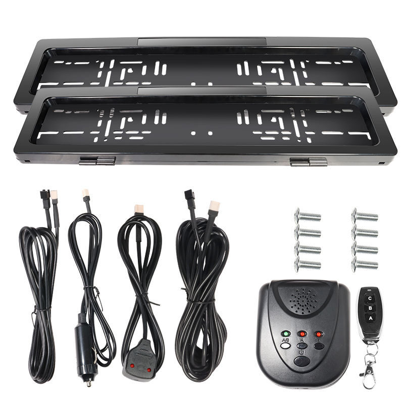 Europe Car License Plate Shutter Curtain Electric