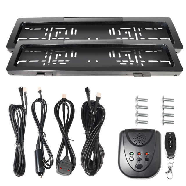Europe Car License Plate Shutter Curtain Electric