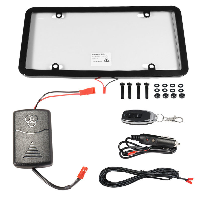 American Standard Remote License Plate Frame Fog Pdlc Blur