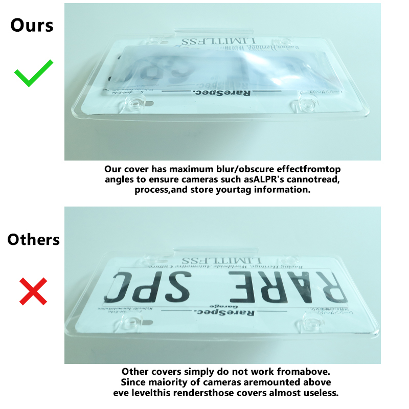 Anti Speed Camera Photo Plate Film Hider License Plate Hide