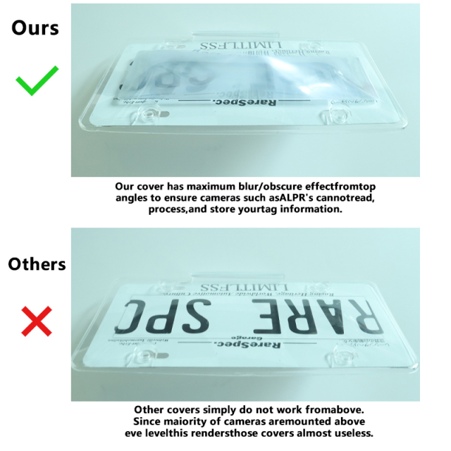 Anti Speed Camera Photo Plate Film Hider License Plate Hide