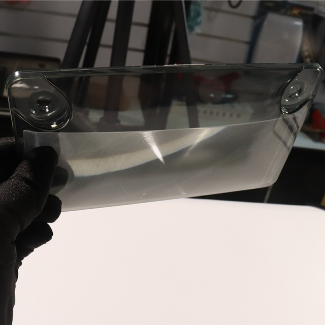 Motorcycle Stealth Tinted Plastic License Plate Cover