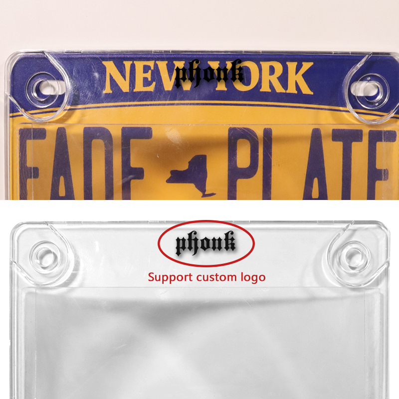Transpent Plastic Cover License Plate For Motorcycle