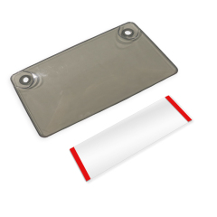 Motorcycle Stealth Tinted Plastic License Plate Cover